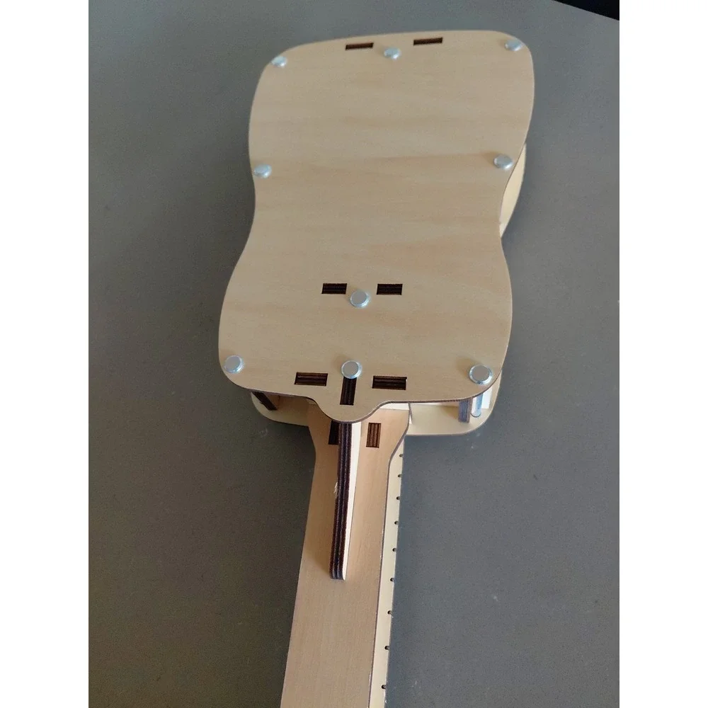 Eureka Build Your Own Ukulele Wooden Kiwi Co. Building Set Musical Instrument‎